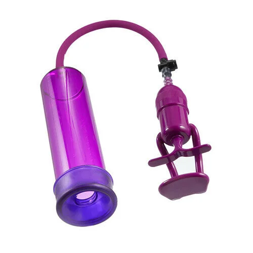 Allurtoys - Purple Penis Enlargement Pump with Trigger Purple Chamber Tight Seal