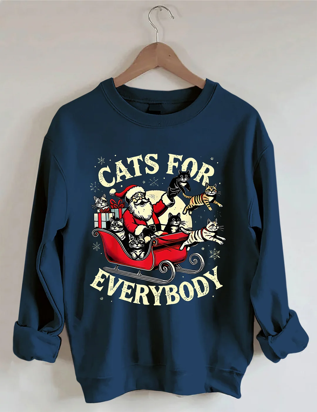 Christmas Cats For Everybody Sweatshirt