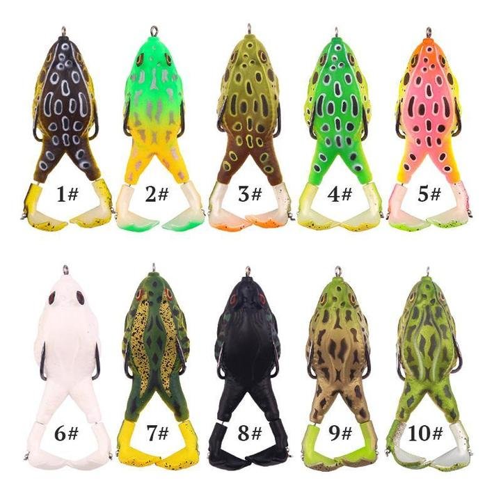 🎅 Christmas Limited🎅 Double Helix Frog Soft Bait