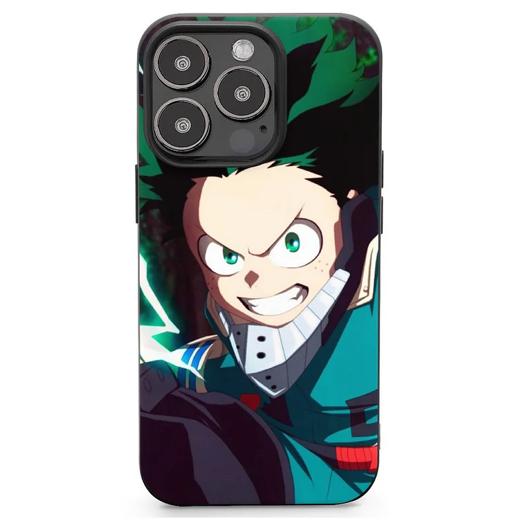 Izuku Midoriya Anime My Hero Academia Phone Case Mobile Phone Shell IPhone 13 and iPhone14 Pro Max and IPhone 15 Plus Case - Heather Prints Shirts