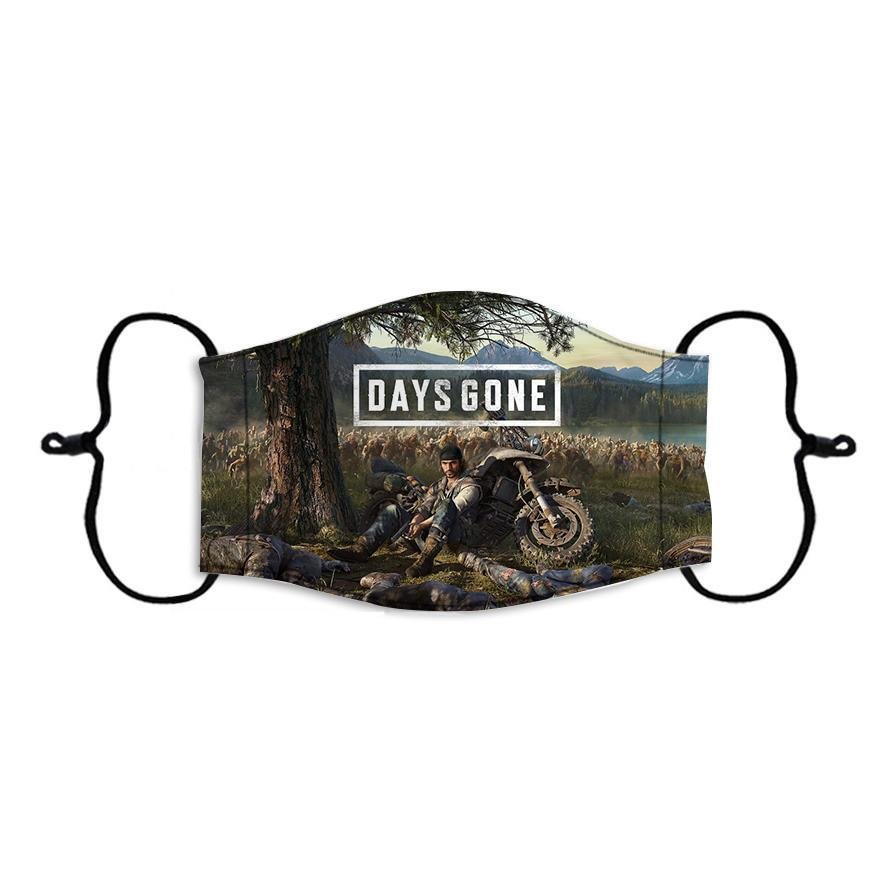Days Gone Ps5 Face Mask Reusable  Adjustable  Face Cover Kids Adults Breathable Wear