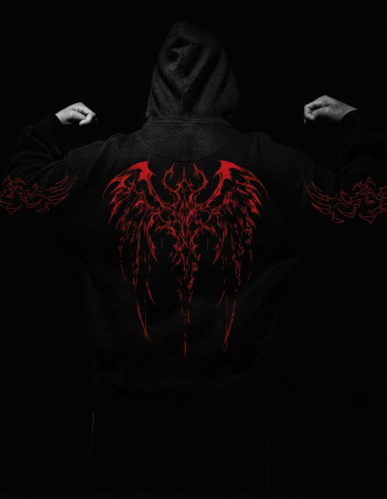 Red Flame Hoodie
