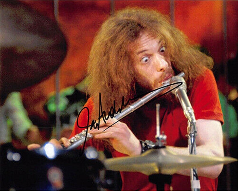 IAN ANDERSON Jethro Tull Hand-Signed Autograph 8x10 Color Photo Poster painting wCOA