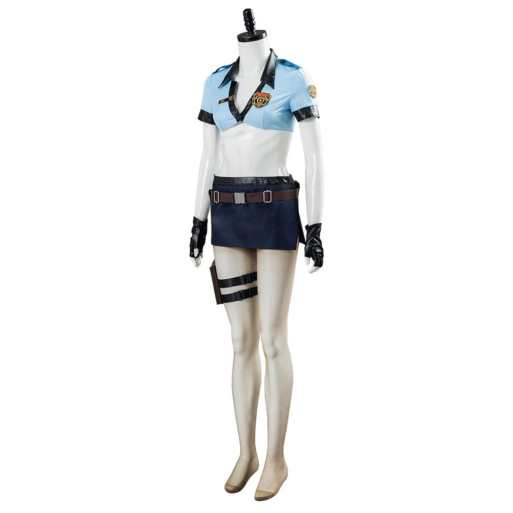 Resident Evil 3 Remake Jill Valentine Halloween Uniform Outfit Halloween Carnival Costume Cosplay Costume