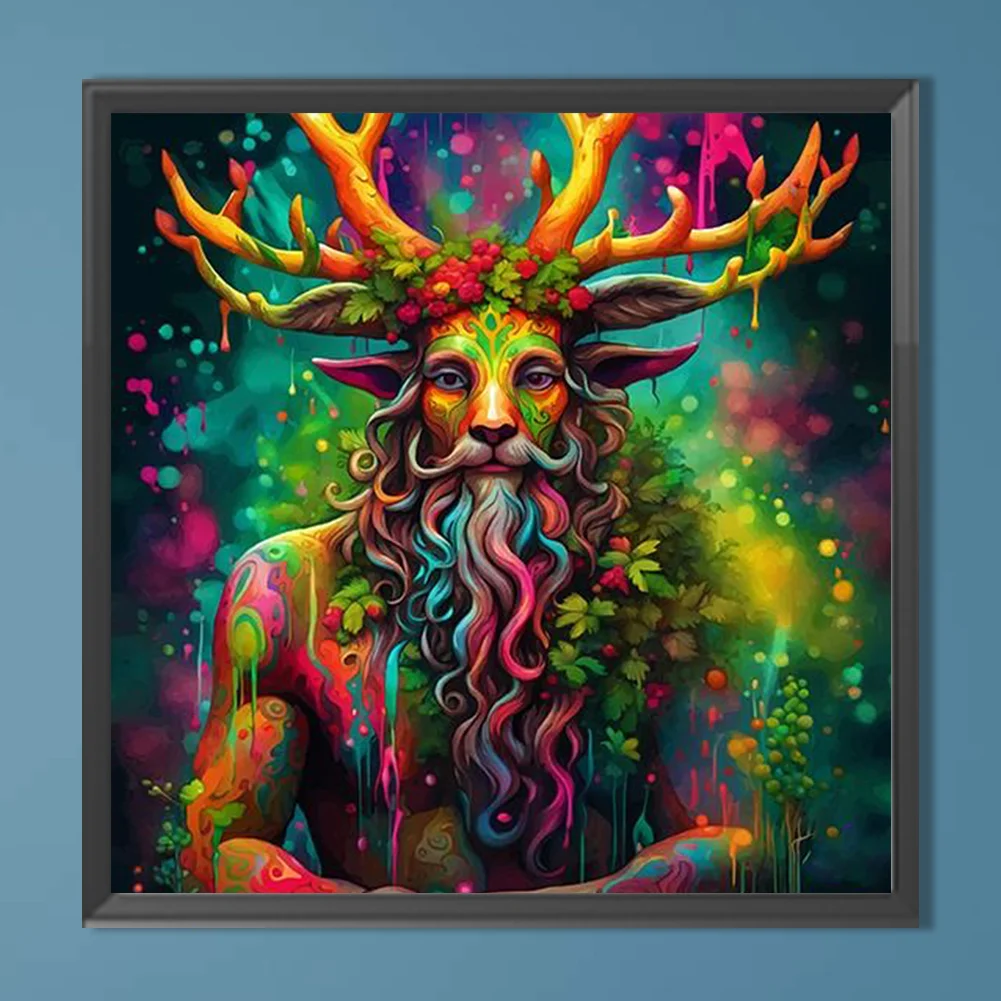 Diamond Painting - Full Round Drill - Nature Man(Canvas|40*40cm)