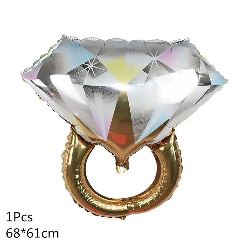 Wedding Balloons Foil Groom Bride Love Balloon for Wedding Decoration Bachelorette Party Valentine's Day Adult Party Supplies