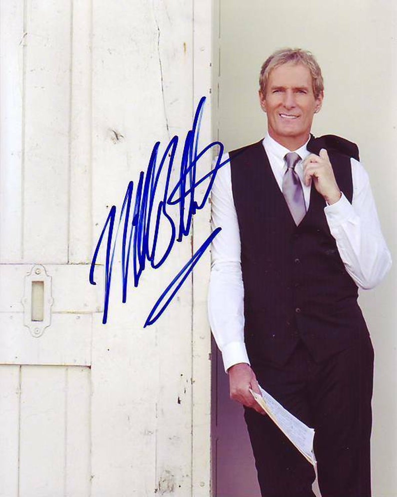 Michael bolton signed autographed Photo Poster painting