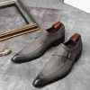 Mens Buckle Dress Shoes