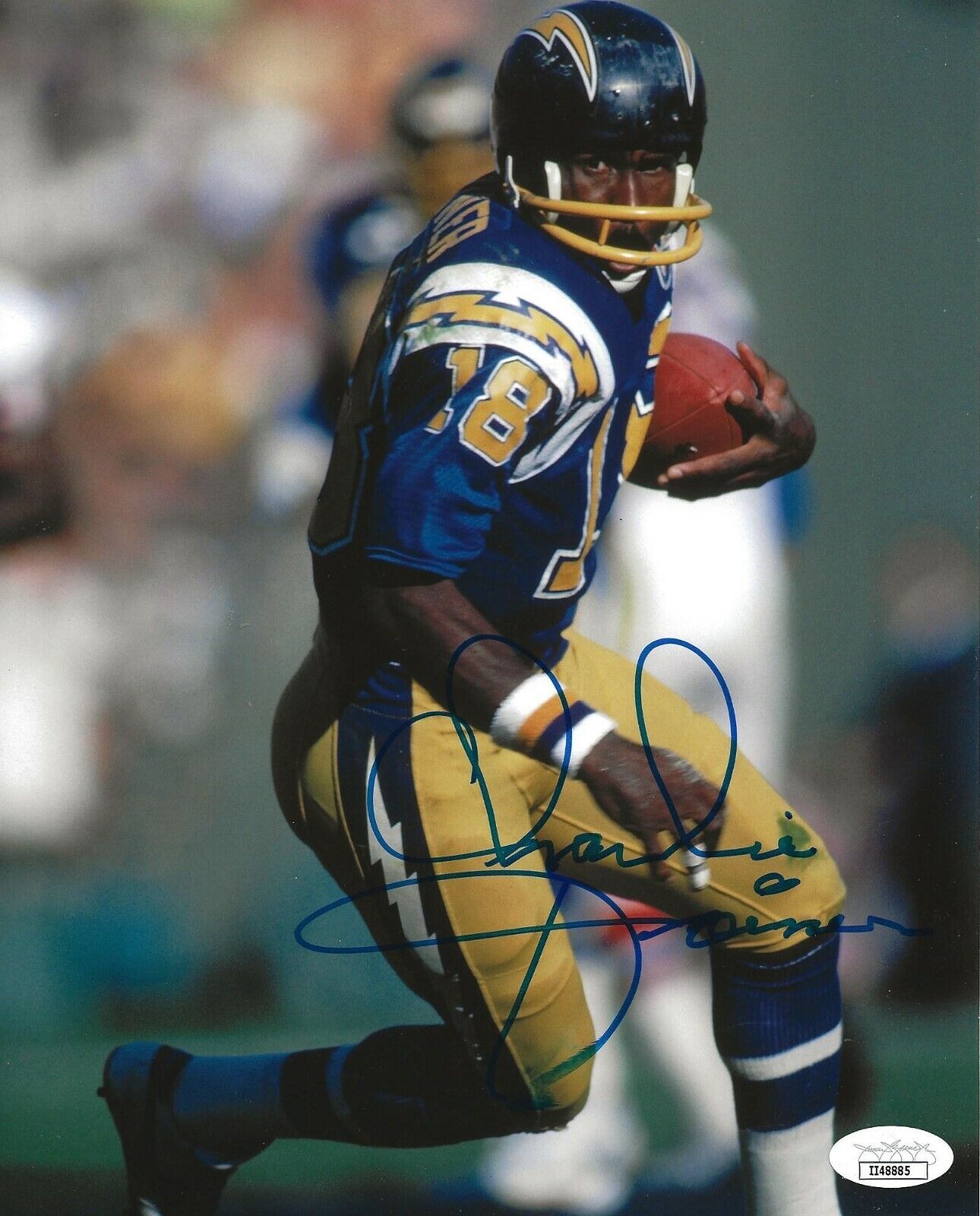 Charlie Joiner signed San Diego Chargers 8x10 Photo Poster painting autographed JSA