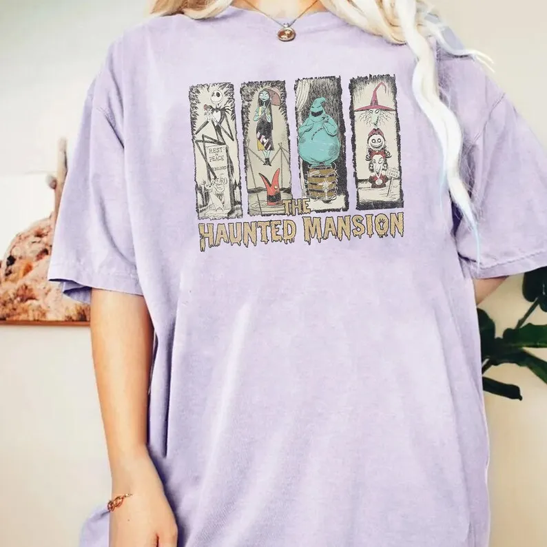 Vintage The Haunted Mansion Halloween Matching Shirt