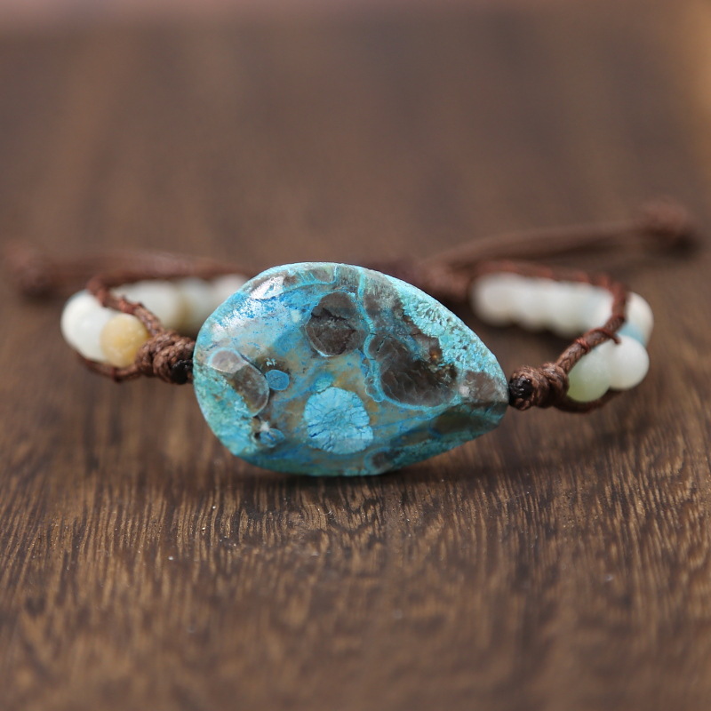 Unisex Ocean Stone N Ethnic Bracelet