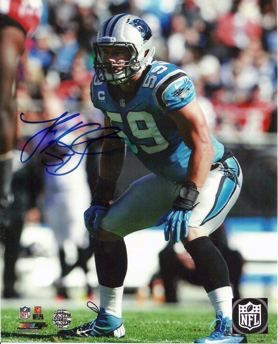 Luke Kuechly Carolina Panthers Signed 8x10 Autographed Photo Poster painting Reprint