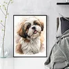 Shih Tzu Dog-11CT Stamped Cross Stitch 40*50cm/15.75*19.69in