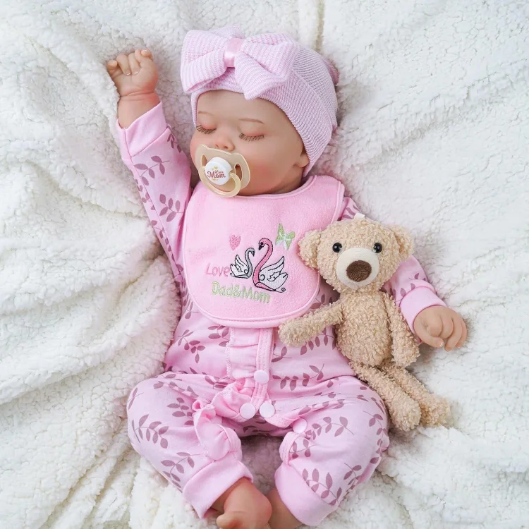 Rsgdolls Lifelike Reborn Baby Dolls 20 inch Realistic Newborn Baby Dolls Body Real Life Baby Dolls with Toy Gift for Kids Age 3+：Realistic Reborn Baby Dolls By Rsgdolls®