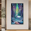 uk.everydayedeals (Limited Stock)Diamond Painting - Square AB Drills - Xmas Aurora Elk(45*75cm)