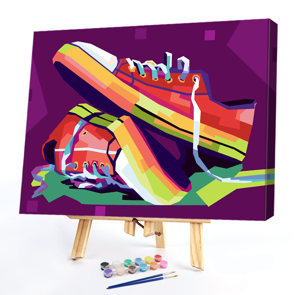 

40x50cm - Paint By Numbers Shoes, 501 Original