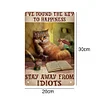 Cat - Metal Tin Signs(8*12Inch/12*16Inch) - Animal