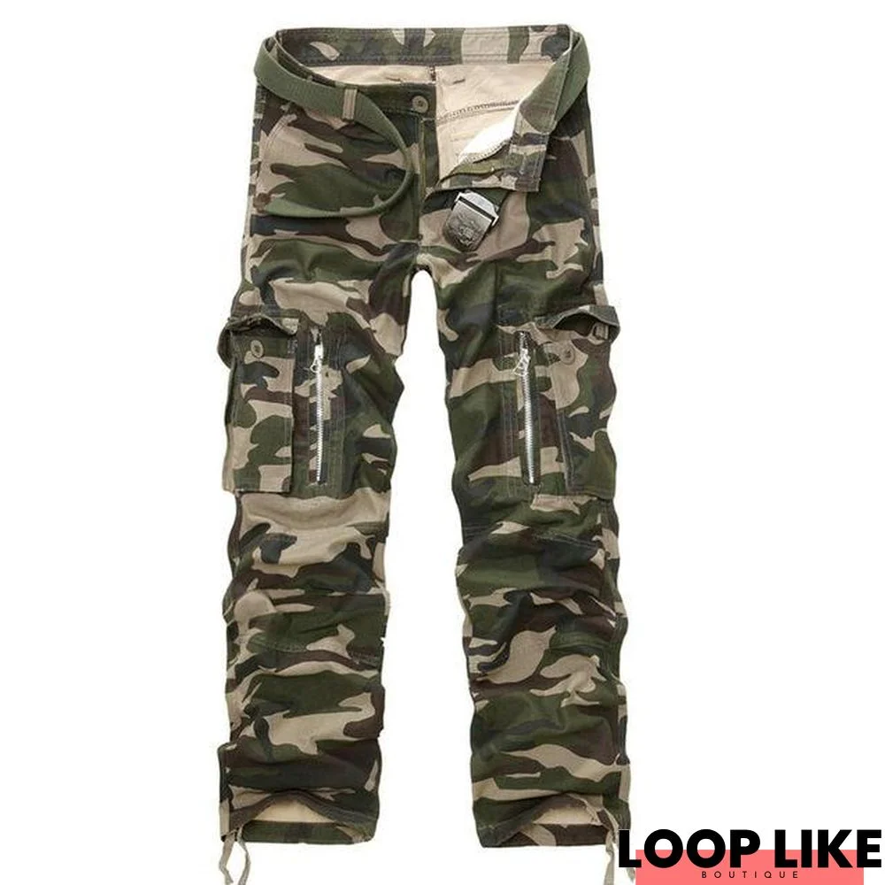 Men Cargo Pants Men Camouflage Tactical Casual Cotton Casual Trousers Men Pant Hombre
