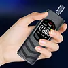 Breathalyzer with LCD Display and 5 Mouthpieces Portable Breath Alcohol Tester