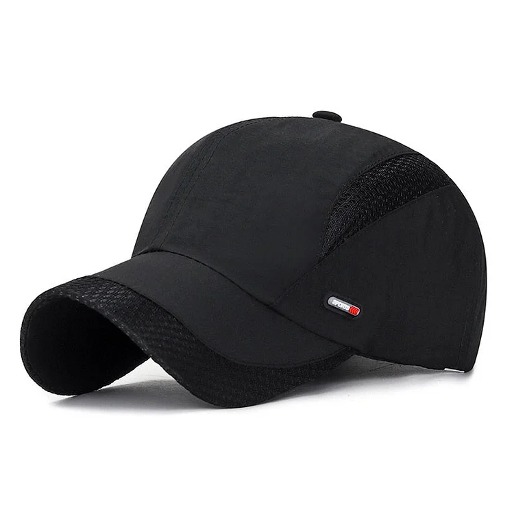 Summer New Mens Outdoor Sport Sunscreen Baseball Hat Running Visor Cap Breathable Quick Dry Mesh Caps Gorras Chapeu