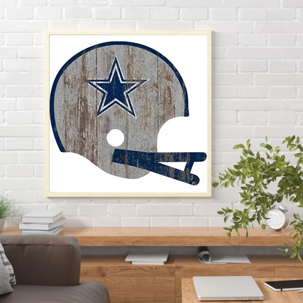 Full Round Diamond Painting 30*30cm - Dallas Cowboys Football Team