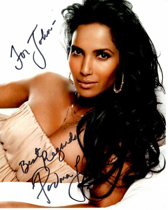 PADMA LAKSHMI Autographed Signed Photo Poster paintinggraph - To John