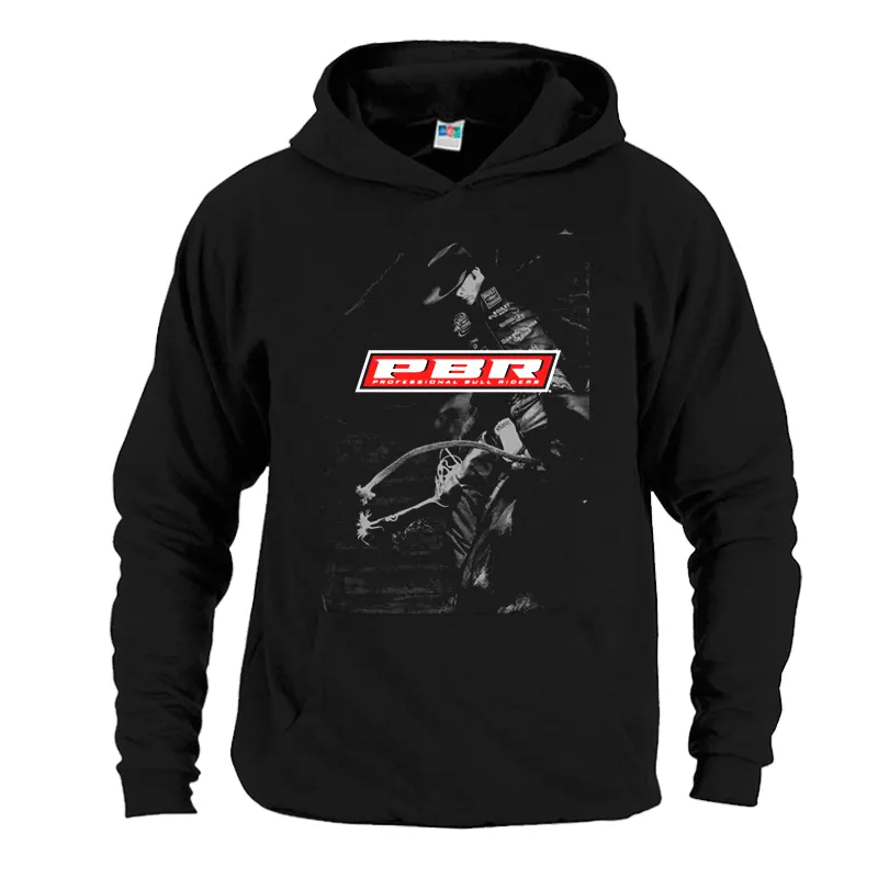 Professional Bull Riding Graphic Hoodie For Sports Enthusiasts