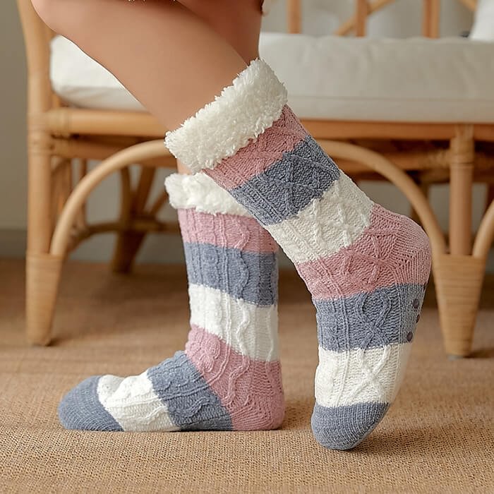 Women Christmas Slipper Socks
