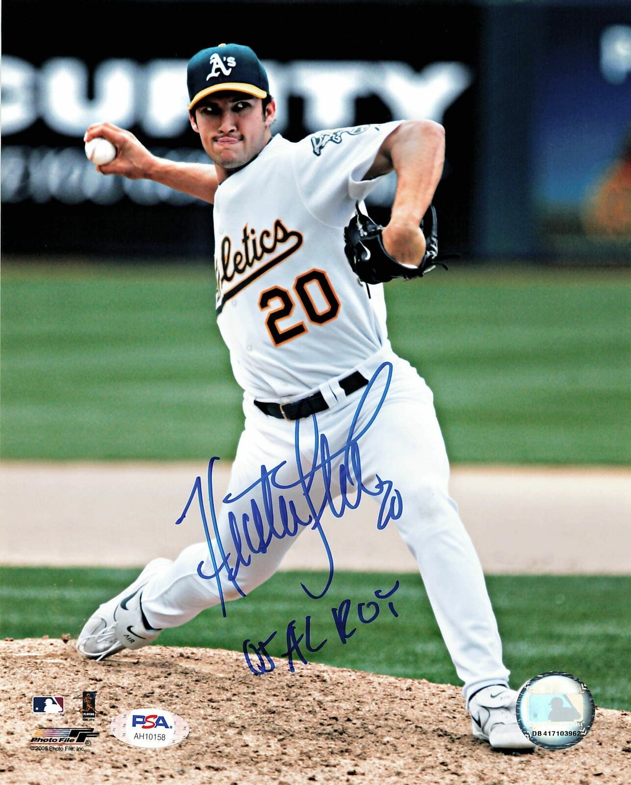 Huston Street signed 8x10 Photo Poster painting PSA/DNA Oakland Athletics Autographed