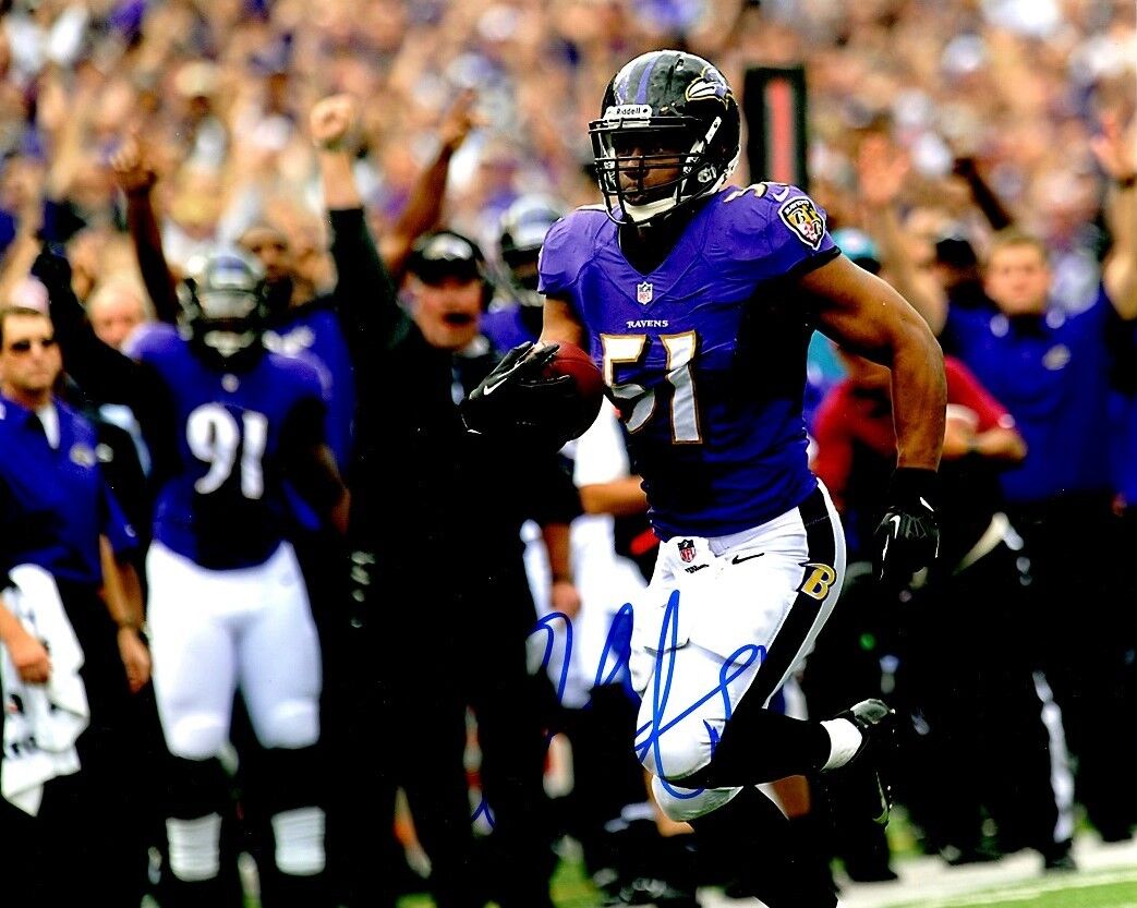 Autographed DARYL SMITH Baltimore Ravens 8x10 Photo Poster painting w/COA