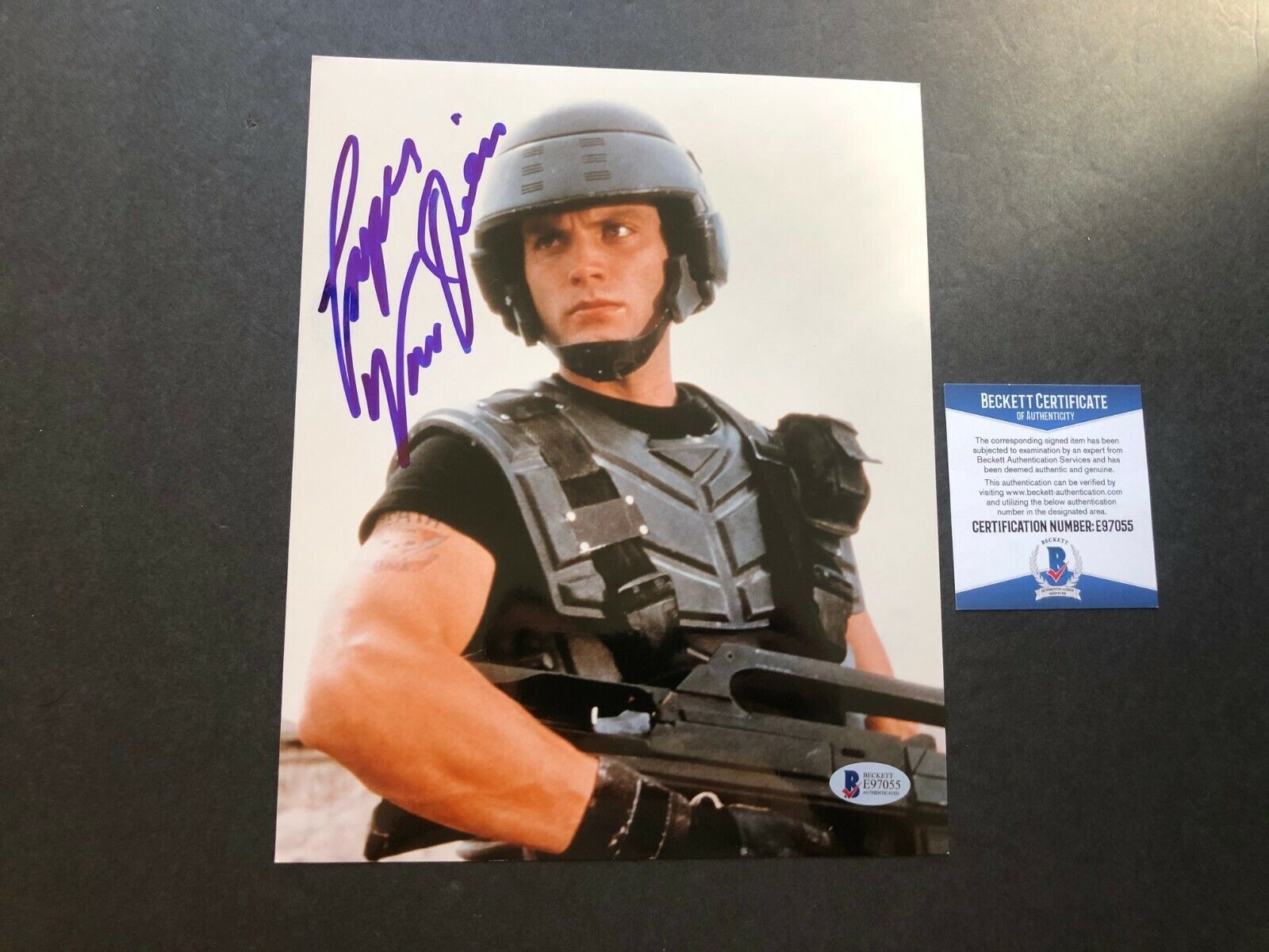 Casper Van Dien Hot! signed autographed Starship 8x10 Photo Poster painting Beckett BAS coa