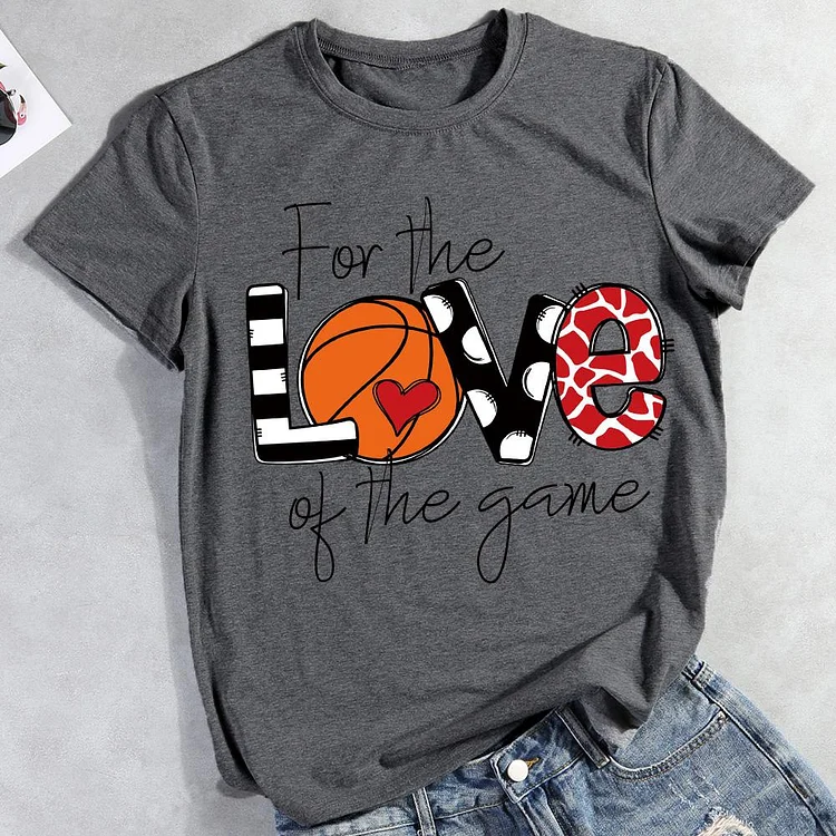AL™ For the Love of the Game Basketball  T-Shirt Tee -010928-Annaletters
