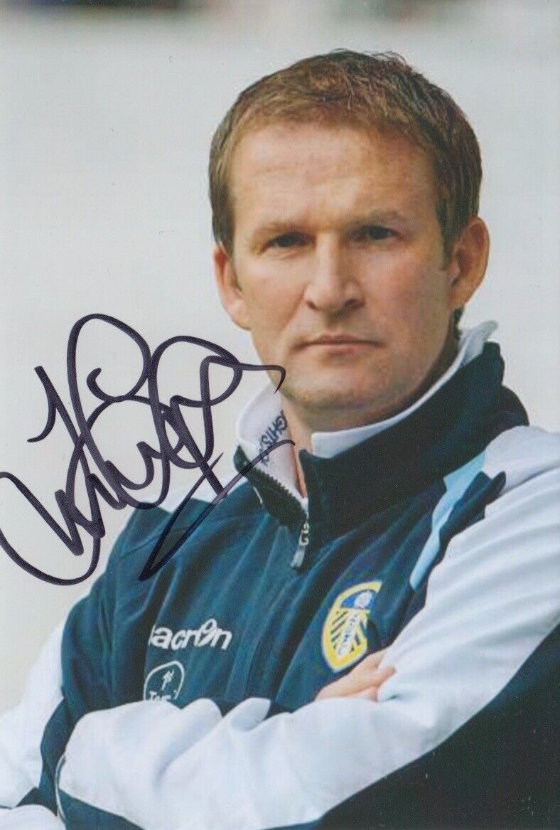 SIMON GRAYSON HAND SIGNED 6X4 Photo Poster painting LEEDS UNITED FOOTBALL AUTOGRAPH 1