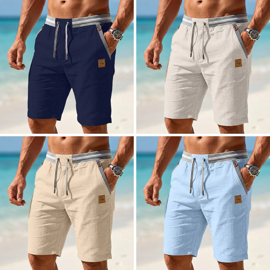 Men’s Lightweight Linen Summer Shorts
