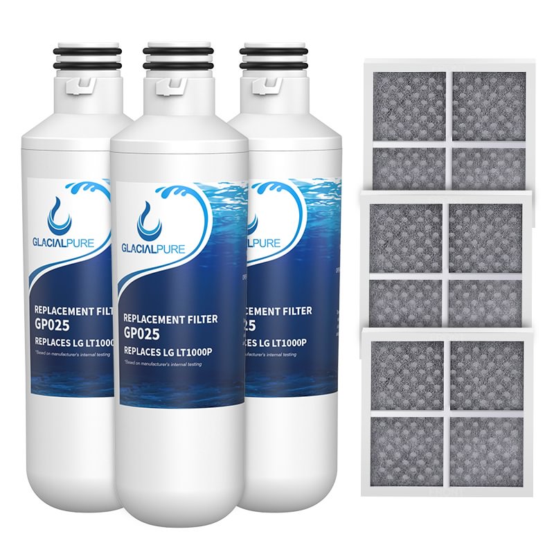 Glacialpure Lt1000pc Adq747935 Lt1000pc Pcs Mdj64844601 Kenmore 9980 Water Filter And Lt120f Adq73334008 Fresh Air Filter