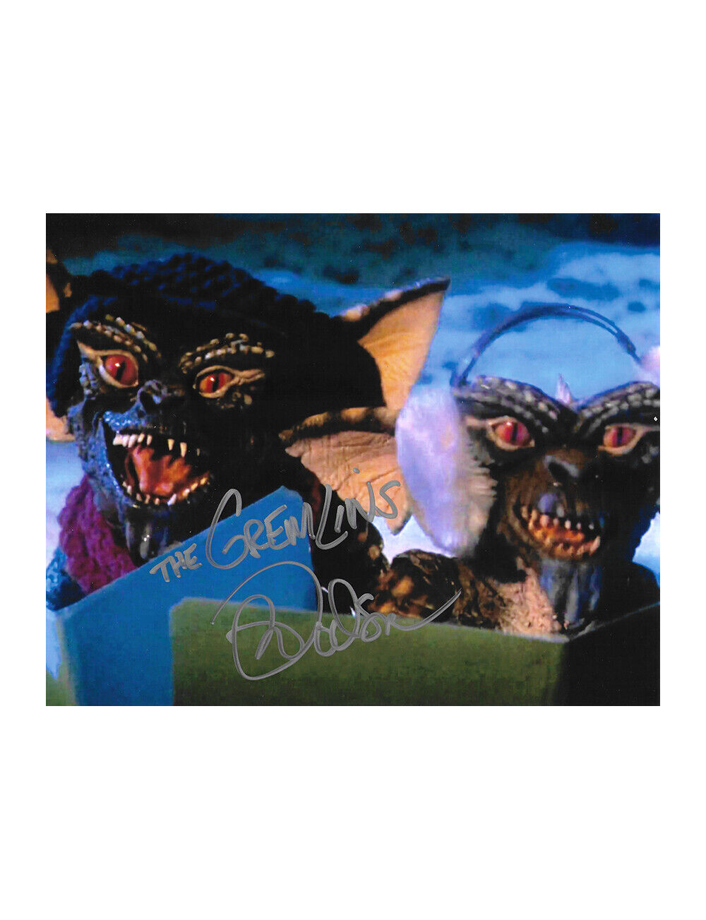 10x8 Gremlins Print Signed by Mark Dodson 100% Authentic + COA