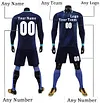 long sleeves Custom Soccer Jersey Sport Training Soccer Personalized Name Number Logo