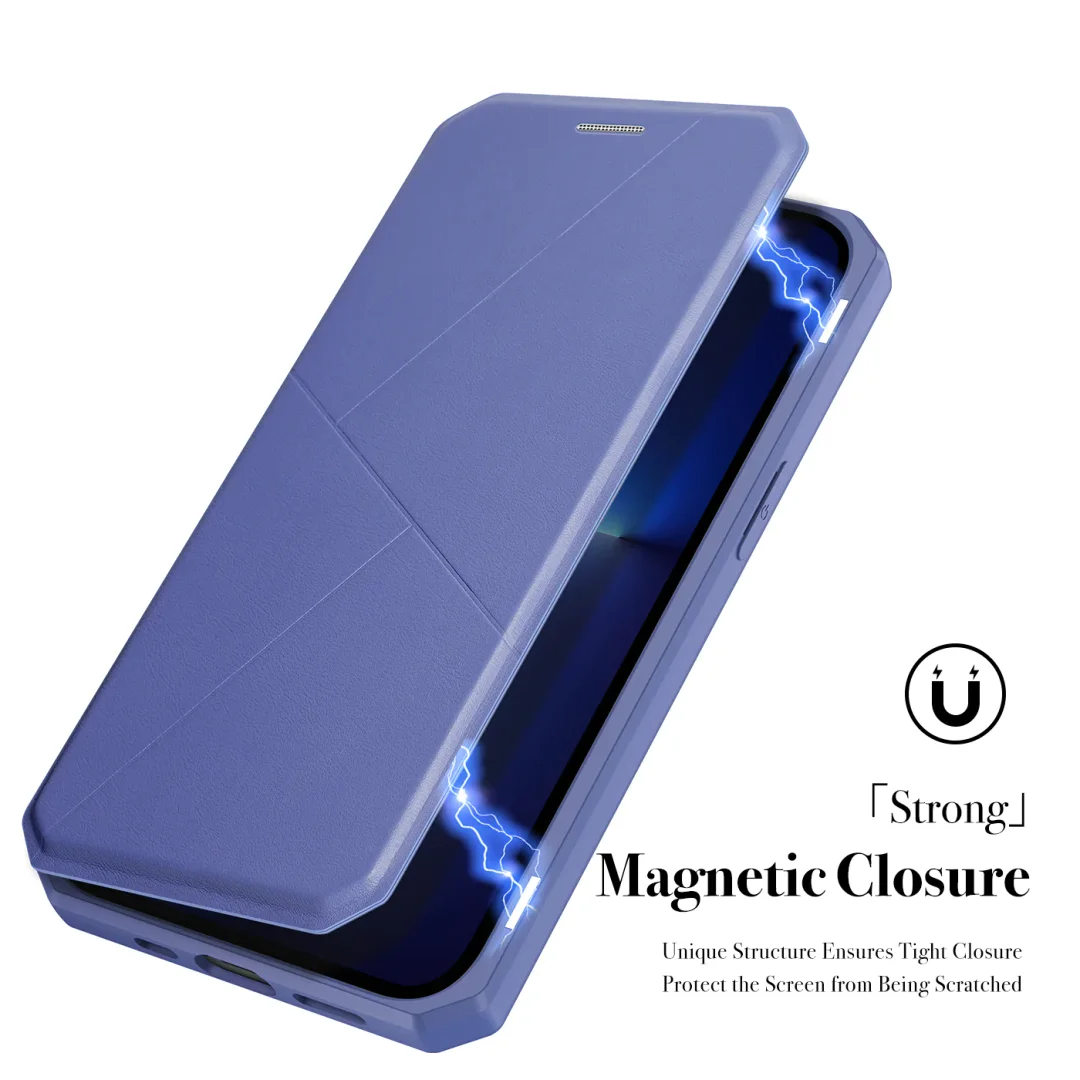 Applicable To iPhone 13/14 Series Strong Magnetic Flip Card Case
