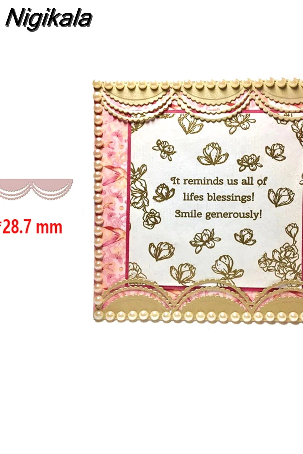 Nigikala Square Circle Oval Heart Frame Butterfly Border Cutting Dies for DIY Scrapbooking Valentine's Cards Crafts New 2023