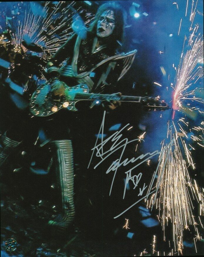 ACE FREHLEY - Kiss Autographed Original 8x10 Photo Poster painting LOA TTM