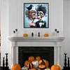 5D DIY teilweise speziell geformter Bohrer Halloween Skelett Diamantmalerei 30x30cm