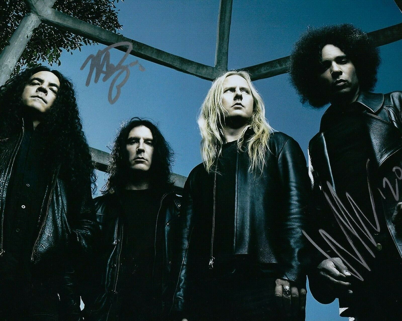 GFA William DuVall & Mike Inez * ALICE IN CHAINS * Signed 8x10 Photo Poster painting A5 COA