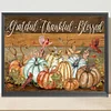 Diamond Painting-DIY Full Round Drill Pumpkin Letter