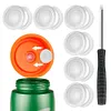 6Pcs Dispensing Valve Silicone Valve&Plastic Insert for Gatorade Gx Water Bottle