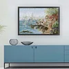 >SALE<Mariner Harbor Printed Cross Stitch Kit 75x52cm DIY 14CT Thread Art Needlework