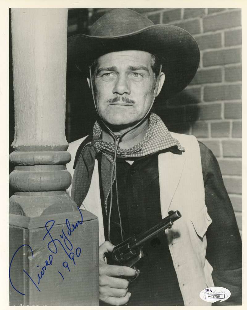 Pierce Lyden Cowboy Signed Jsa Certed 8x10 Photo Poster painting Authenticated Autograph