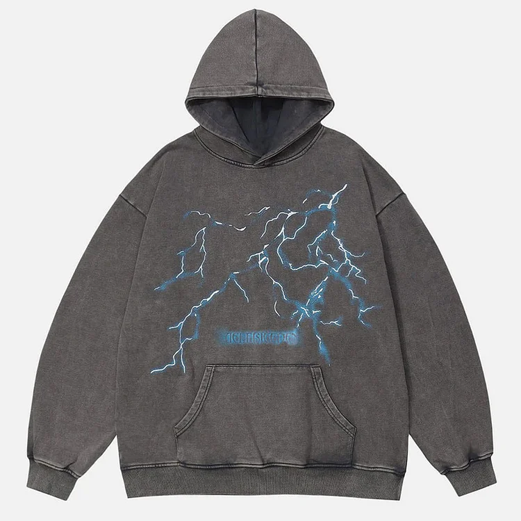 Sopula “Chaos” Makes The MuseRetro Flame Graphic Casual Street Wash Hoodie