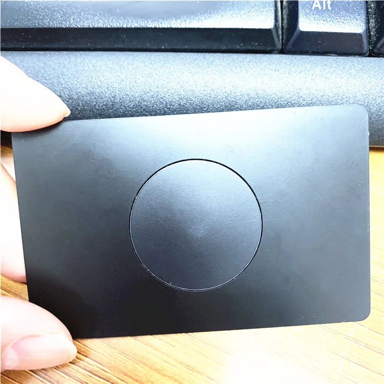 High quality Unique metal NFC Cards for sharing social media contact profiles