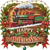 Diamond Painting-DIY Crystal Rhinestone Xmas Train(40*40 CM)