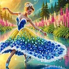 (Pre-Framed)Diamond Painting-DIY Crystal Rhinestone Ballet Girl(25x25cm)